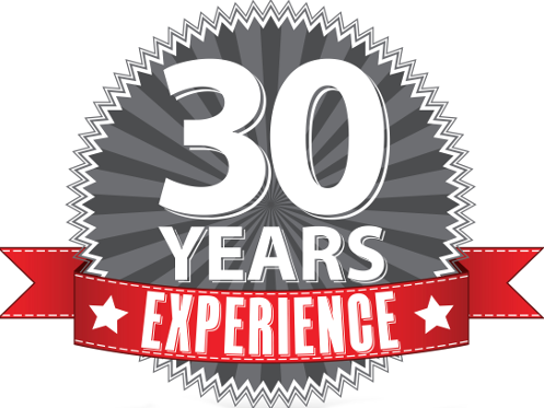 30 years experience badge